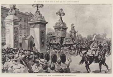 Die Hochzeit von Prinzessin Maud von Wales und Prinz Charles von Dänemark